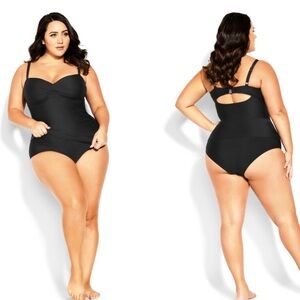 NEWT City Chic Black TANKINI Swimwear